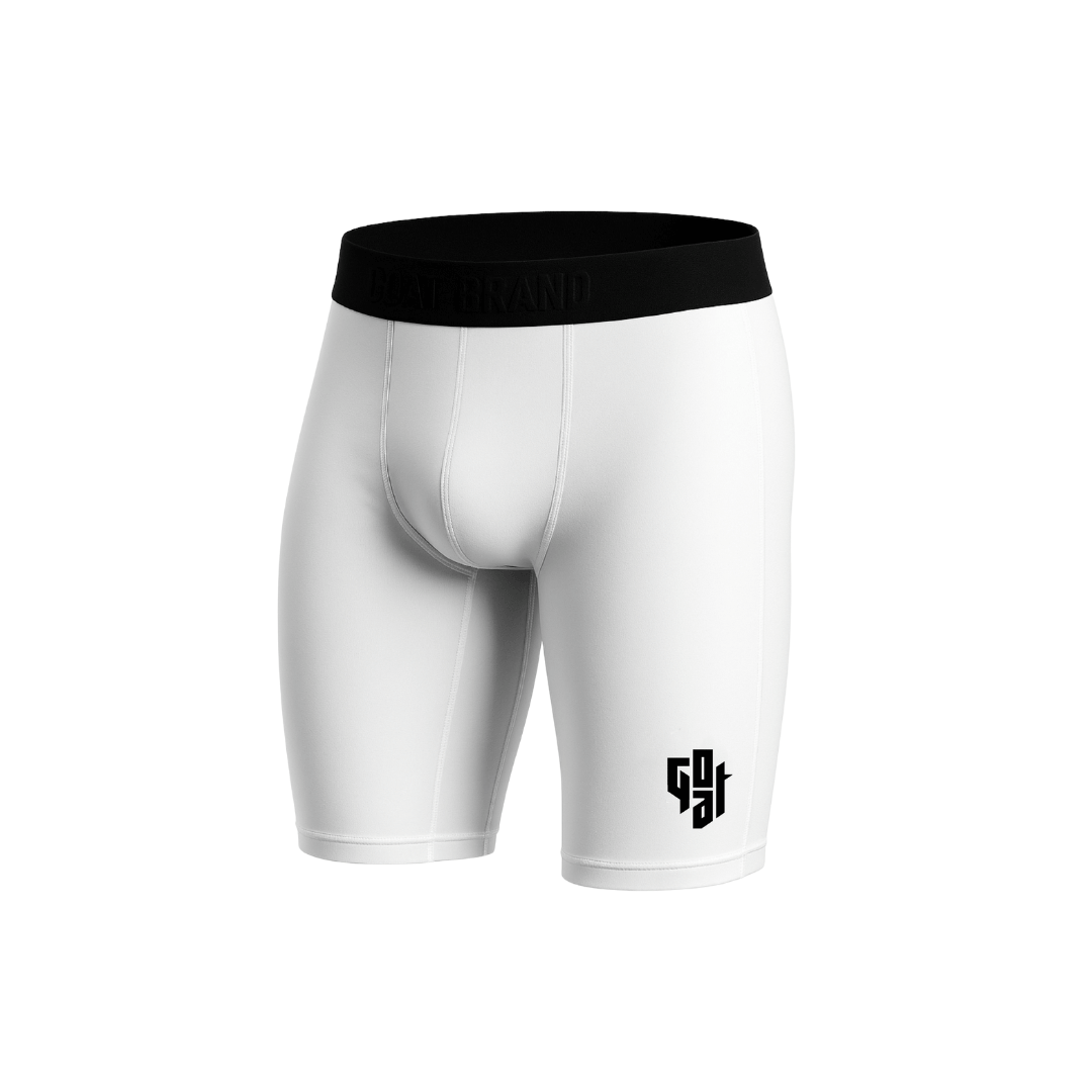 Calza corta blanca masculina