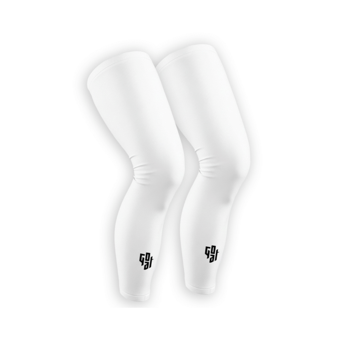 Manga de pierna blanca - por par