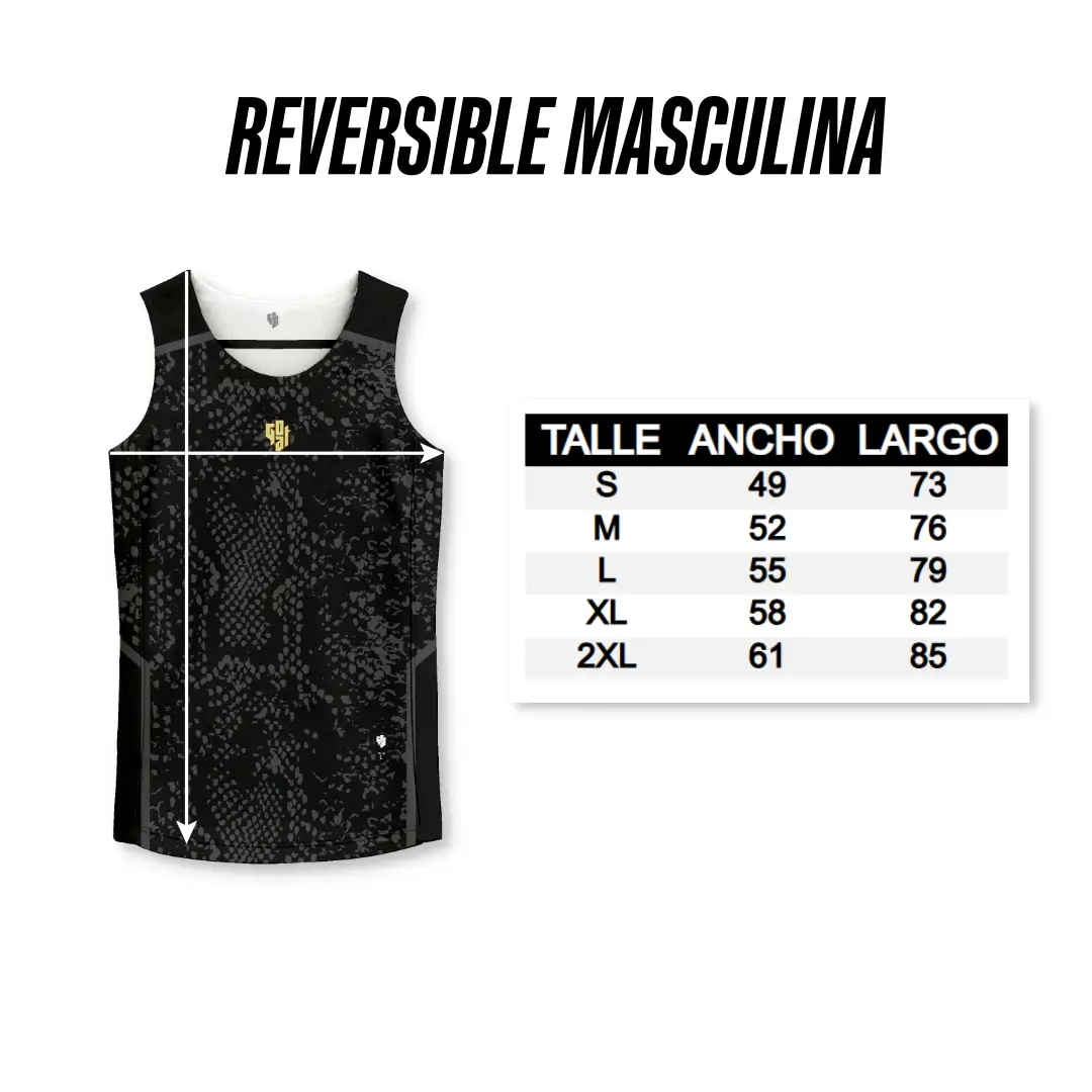 Musculosa Reversible Masculina "Mamba" - Imagen 8