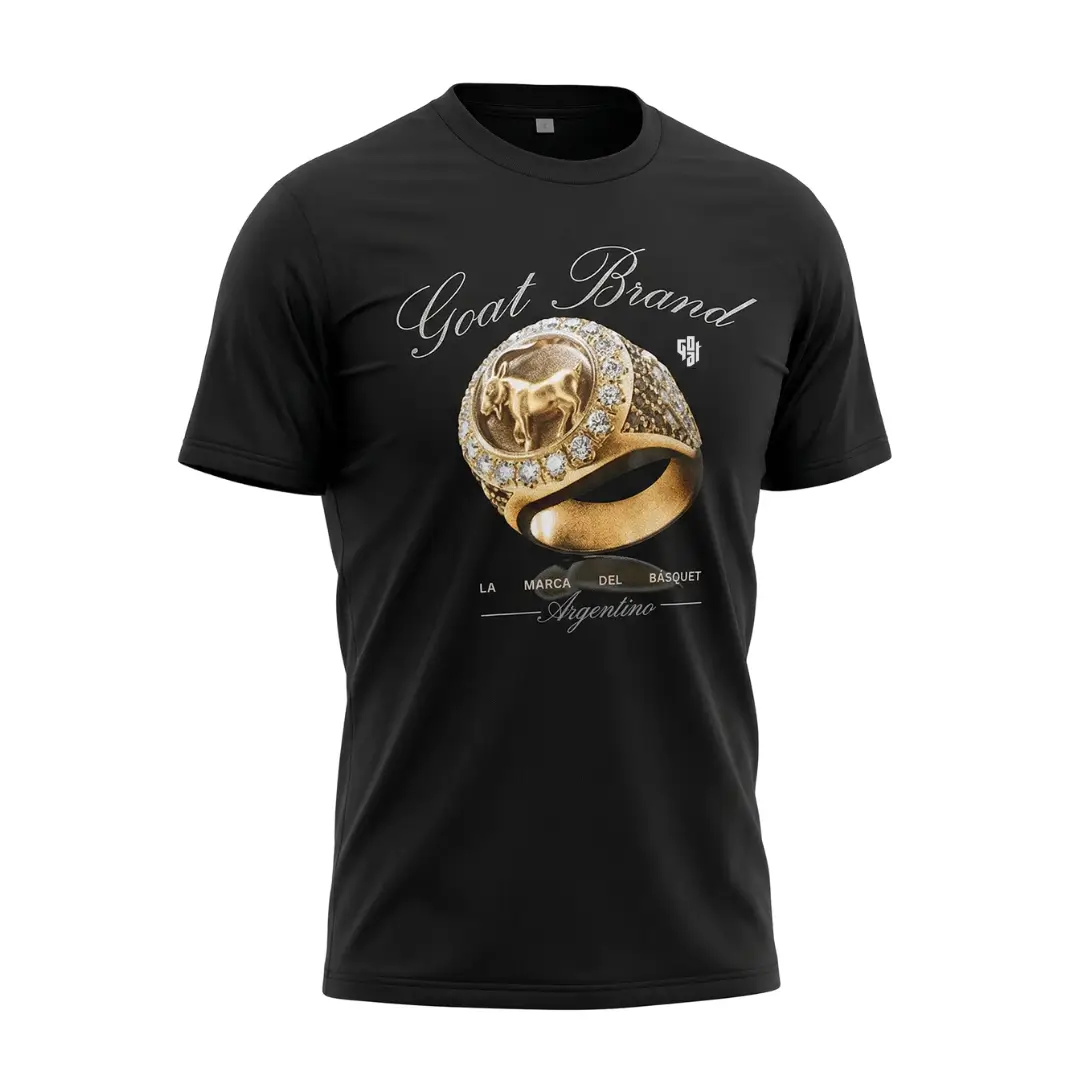 Remera "Champion" negra